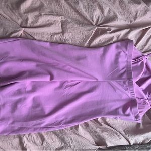 A gentle pink sexy dress.